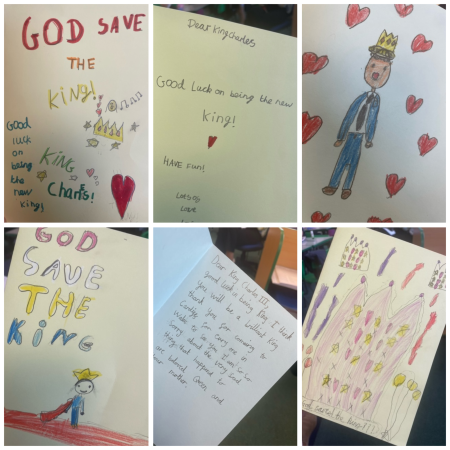 Year 3s good luck cards for King Charles III